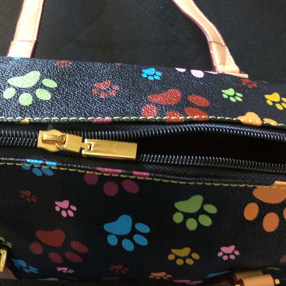 Paw Monogram Cylinder Mini Purse - Picture 6 of 6